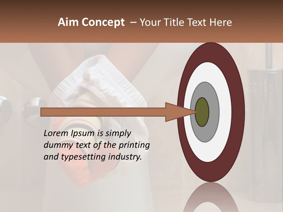 White Single Daughter PowerPoint Template