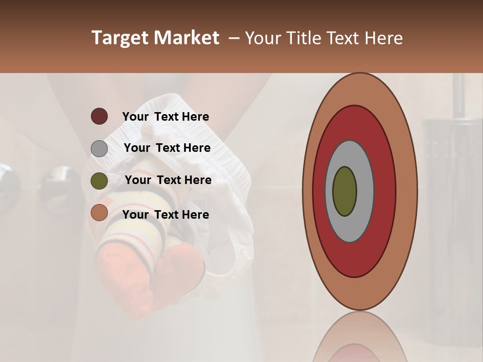 White Single Daughter PowerPoint Template