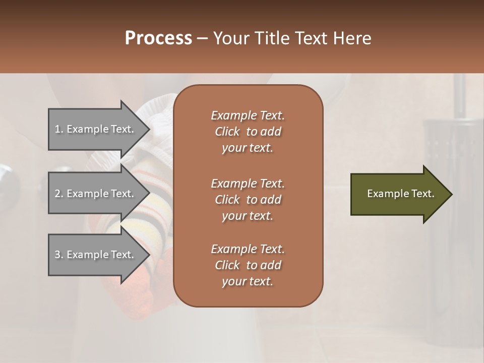 White Single Daughter PowerPoint Template