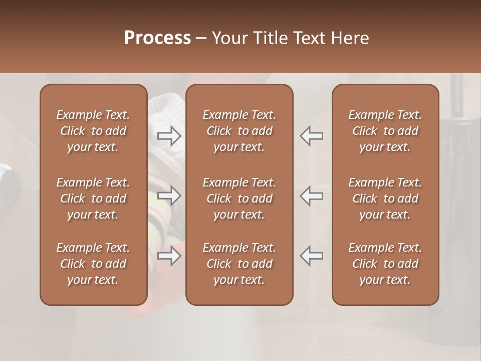 White Single Daughter PowerPoint Template