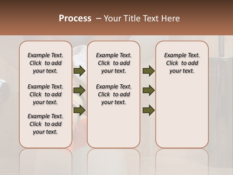 White Single Daughter PowerPoint Template