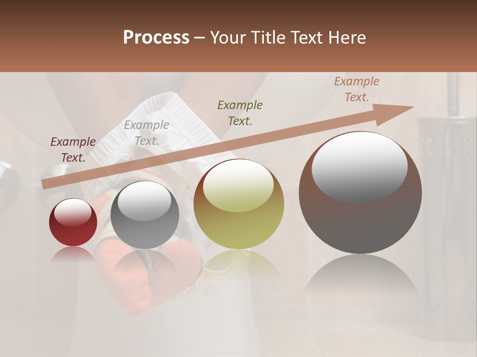 White Single Daughter PowerPoint Template