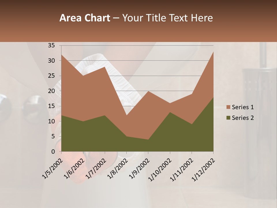 White Single Daughter PowerPoint Template