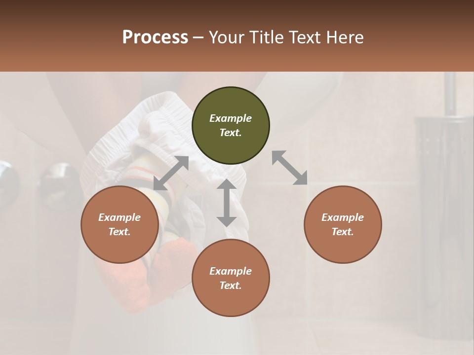 White Single Daughter PowerPoint Template