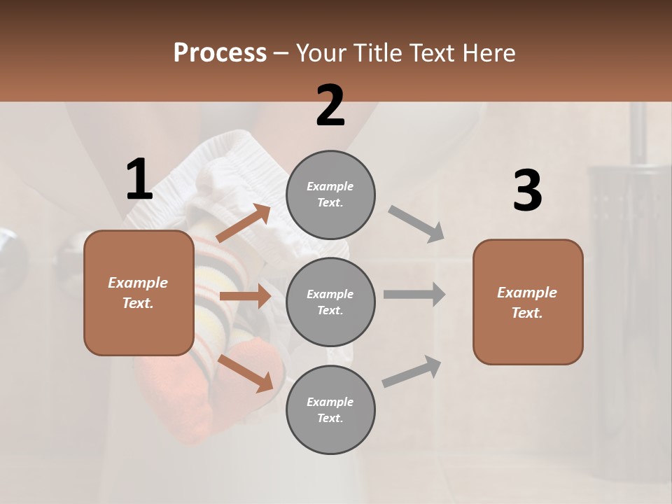 White Single Daughter PowerPoint Template