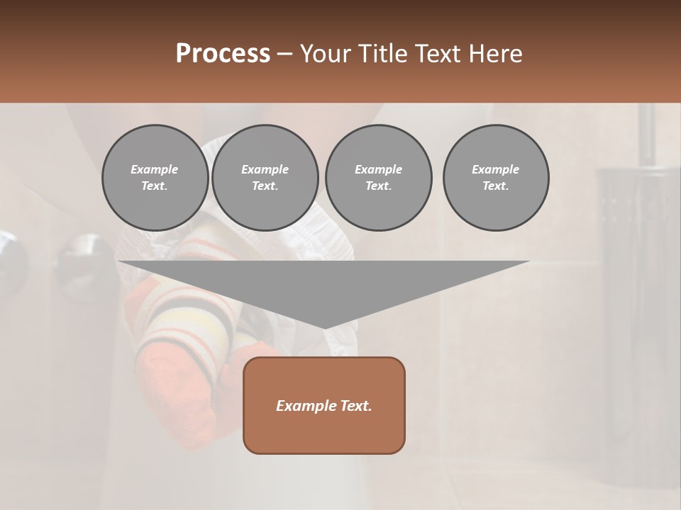 White Single Daughter PowerPoint Template