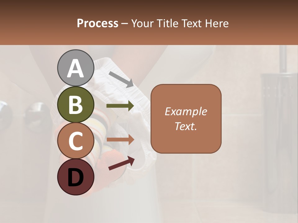 White Single Daughter PowerPoint Template