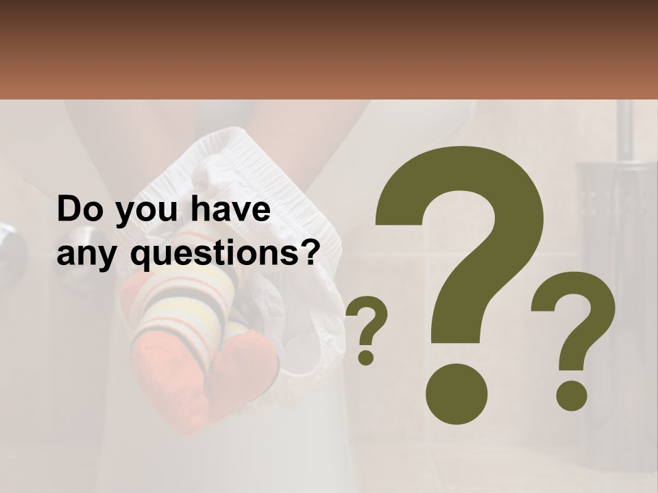 White Single Daughter PowerPoint Template