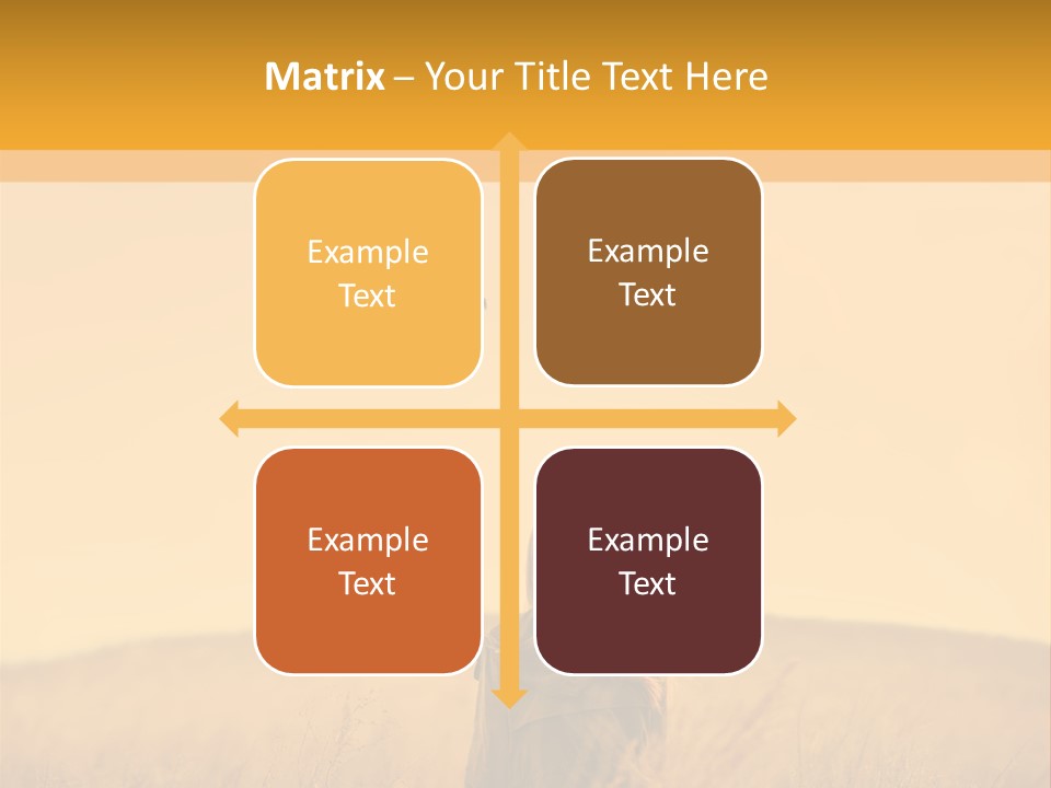 Retirement Sunset Mother PowerPoint Template
