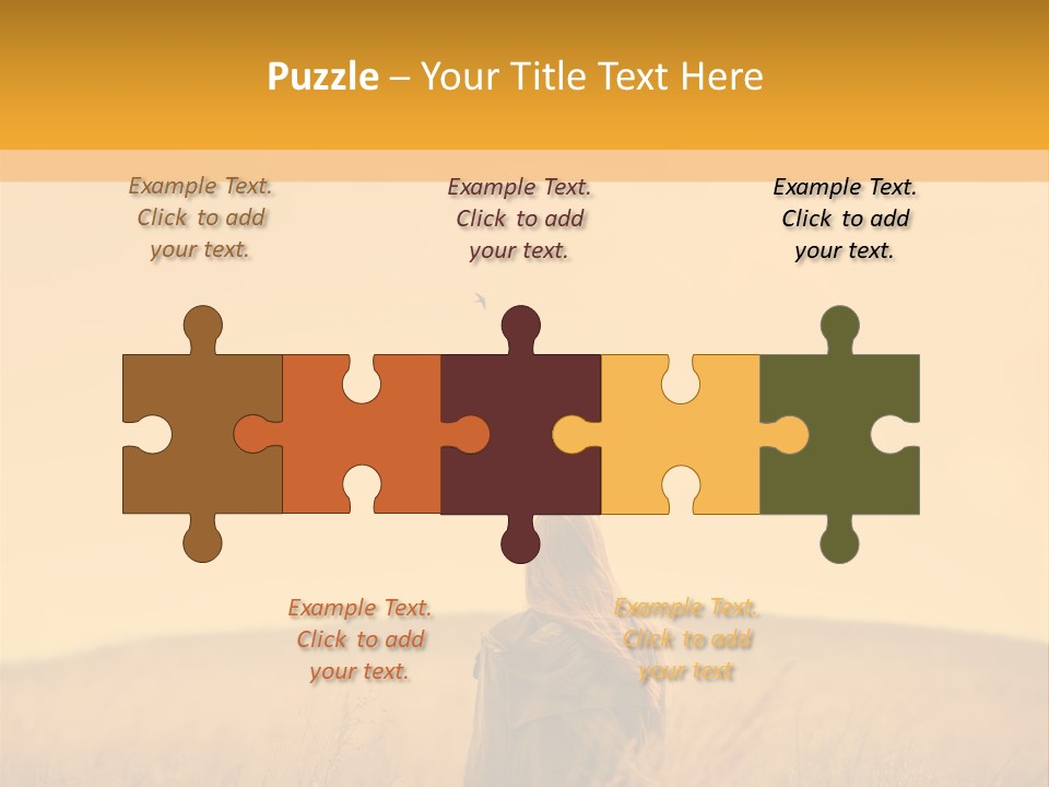 Retirement Sunset Mother PowerPoint Template