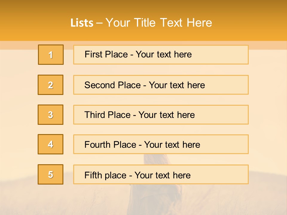 Retirement Sunset Mother PowerPoint Template