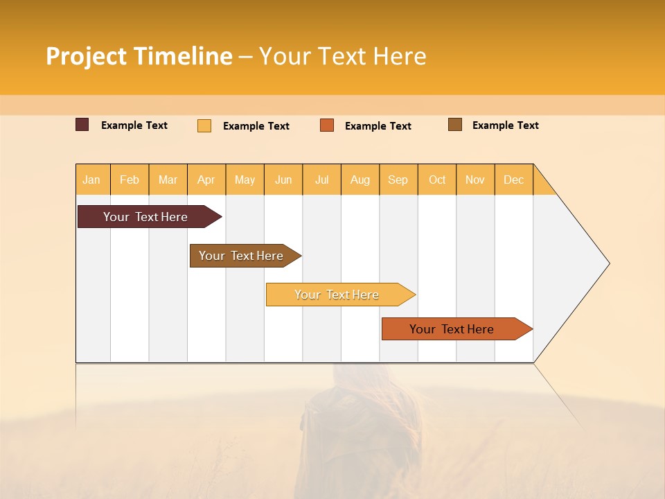 Retirement Sunset Mother PowerPoint Template