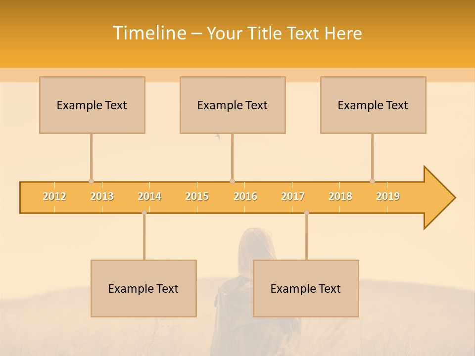 Retirement Sunset Mother PowerPoint Template