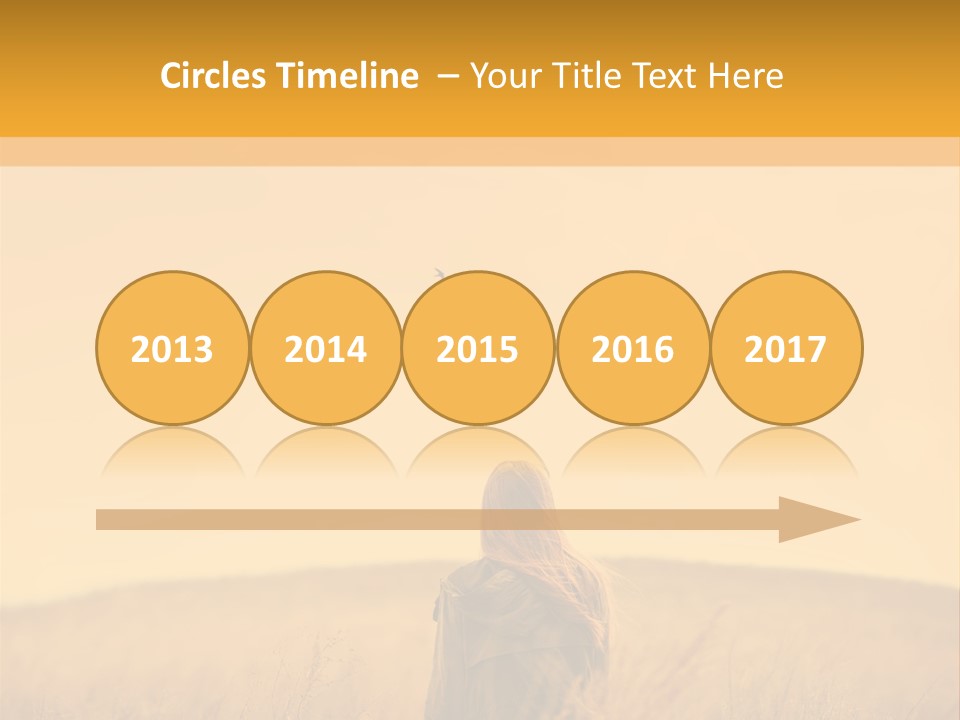 Retirement Sunset Mother PowerPoint Template