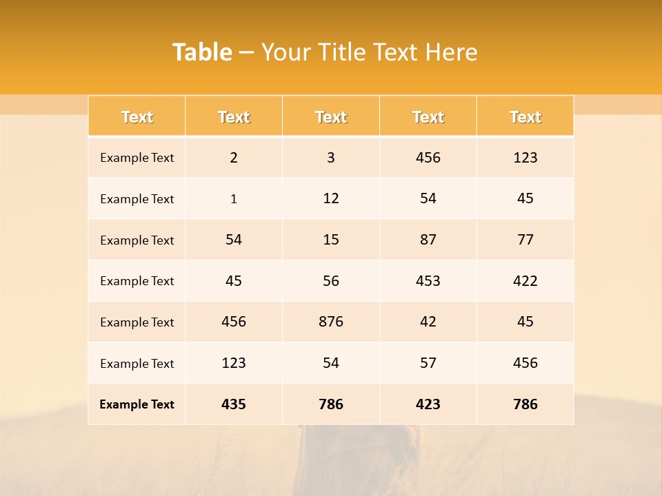 Retirement Sunset Mother PowerPoint Template