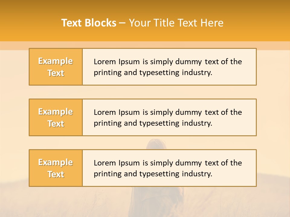 Retirement Sunset Mother PowerPoint Template