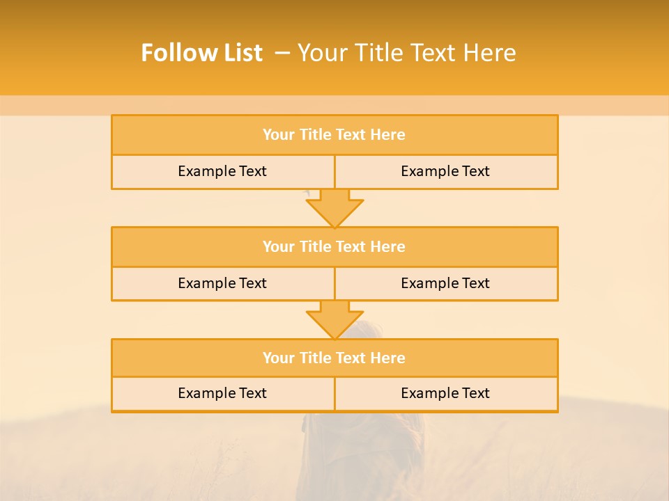 Retirement Sunset Mother PowerPoint Template