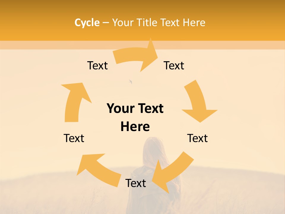 Retirement Sunset Mother PowerPoint Template