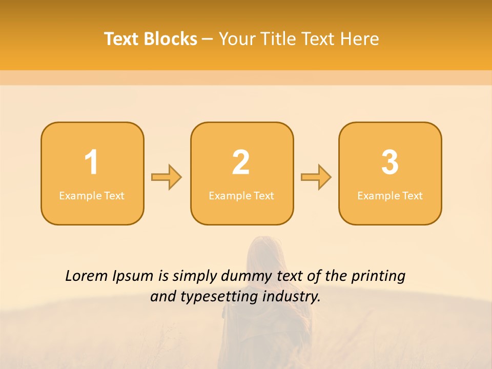 Retirement Sunset Mother PowerPoint Template