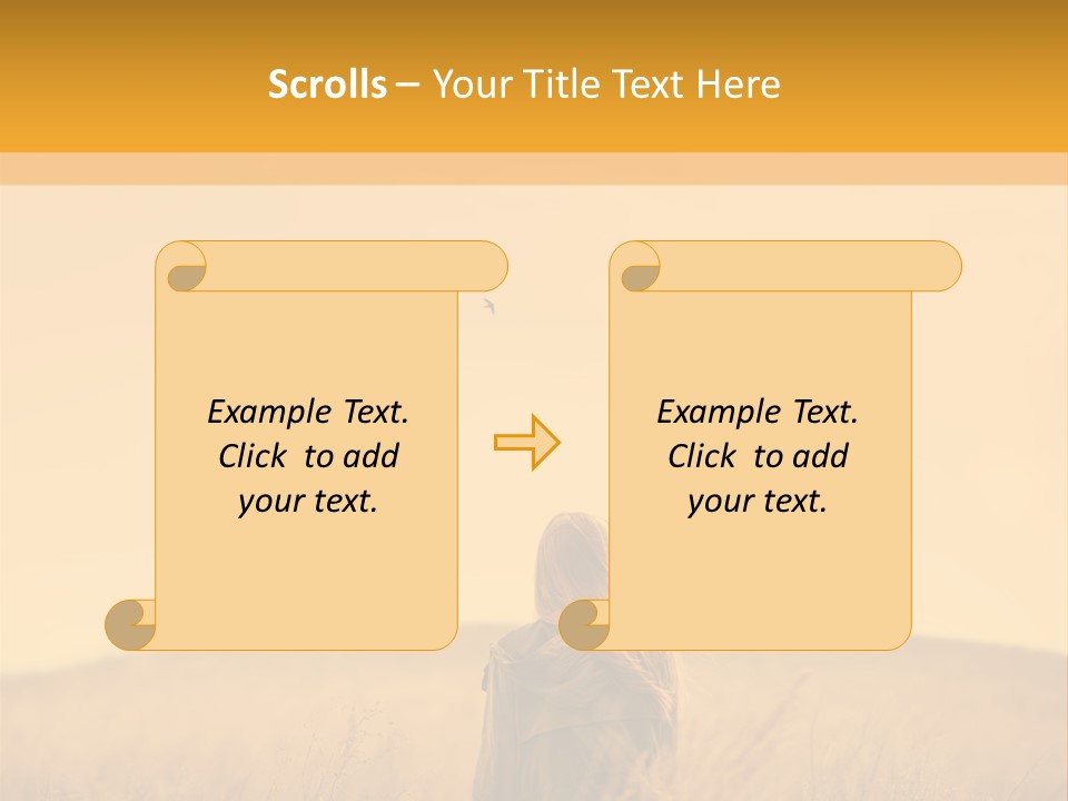 Retirement Sunset Mother PowerPoint Template