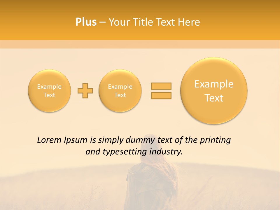 Retirement Sunset Mother PowerPoint Template