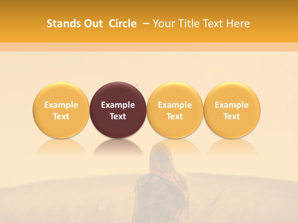 Retirement Sunset Mother PowerPoint Template