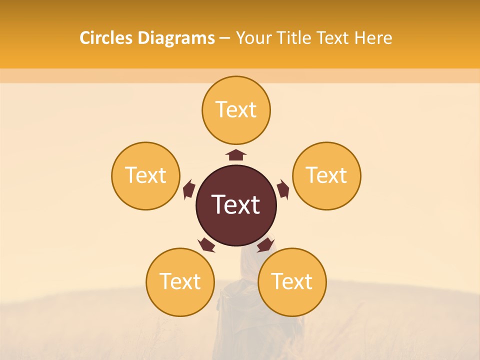 Retirement Sunset Mother PowerPoint Template