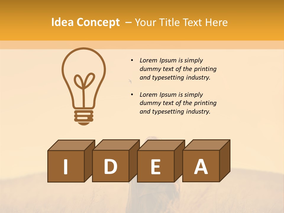 Retirement Sunset Mother PowerPoint Template