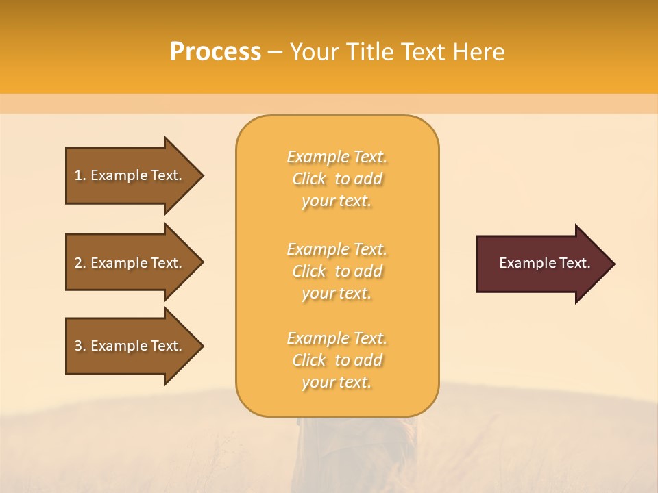 Retirement Sunset Mother PowerPoint Template