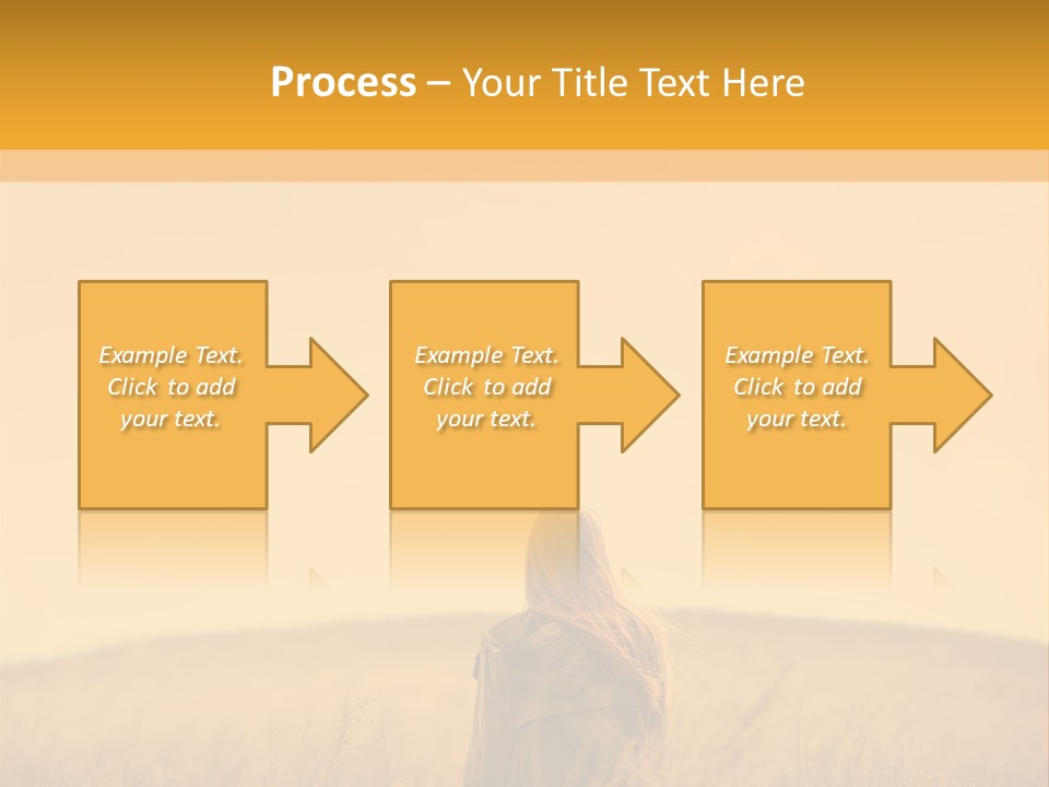 Retirement Sunset Mother PowerPoint Template
