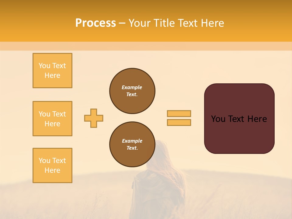 Retirement Sunset Mother PowerPoint Template