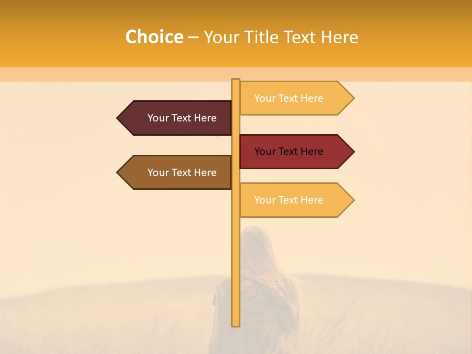 Retirement Sunset Mother PowerPoint Template