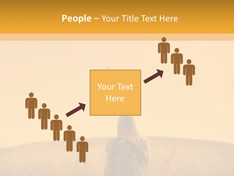 Retirement Sunset Mother PowerPoint Template