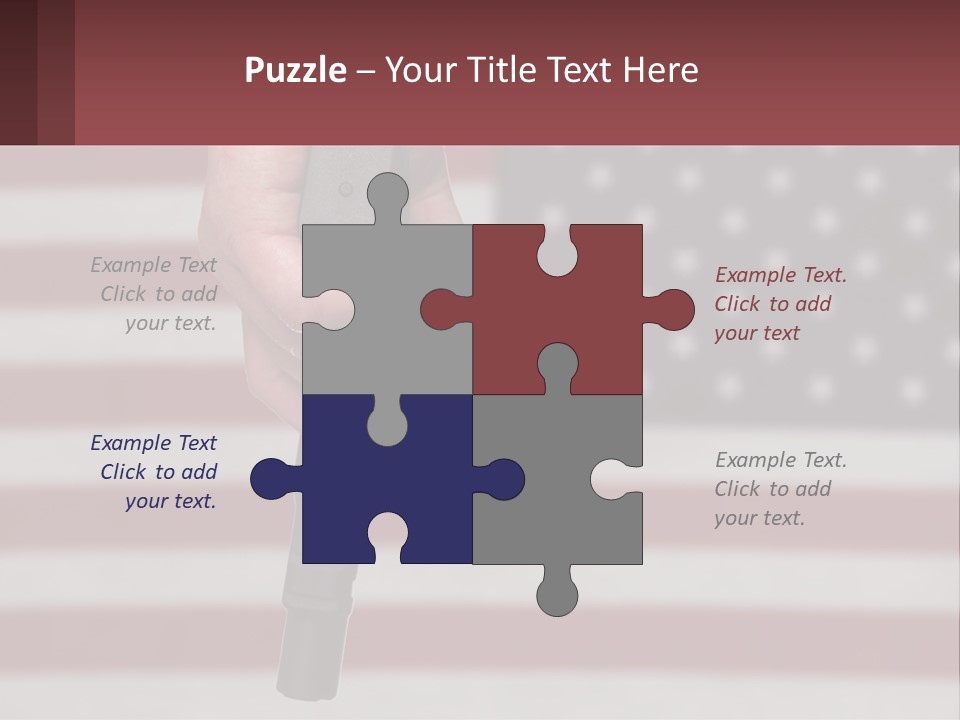 Life Sand Portrait PowerPoint Template