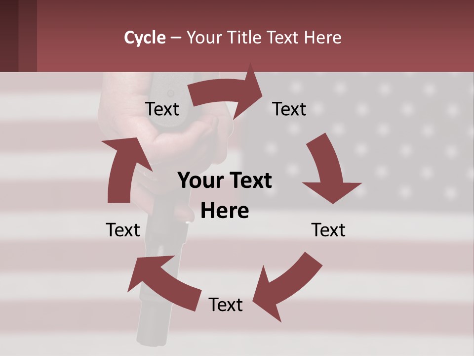 Life Sand Portrait PowerPoint Template