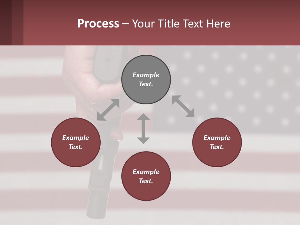 Life Sand Portrait PowerPoint Template