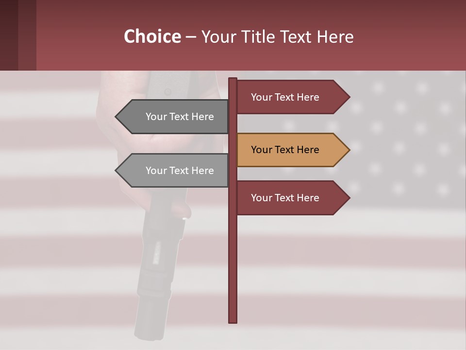 Life Sand Portrait PowerPoint Template