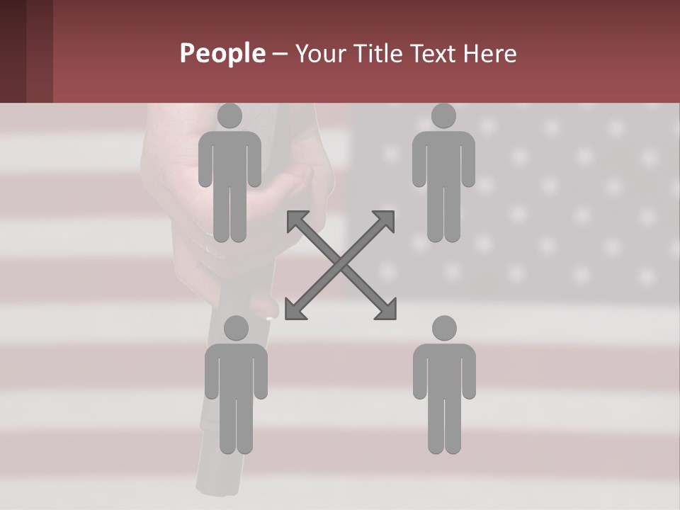 Life Sand Portrait PowerPoint Template