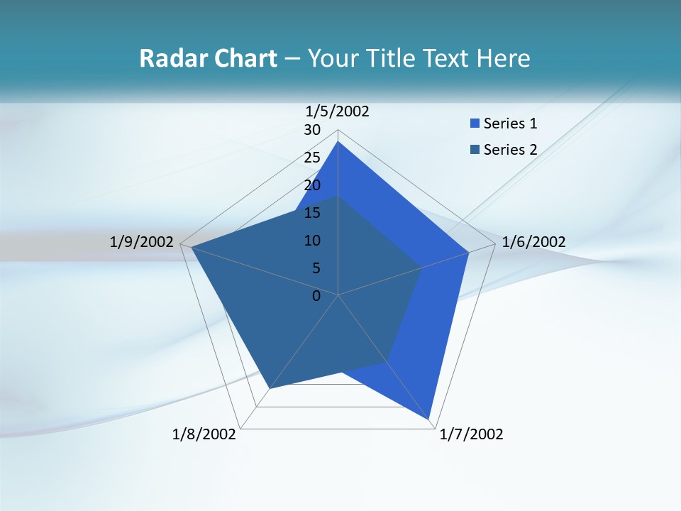 Water Caucasian Standing PowerPoint Template