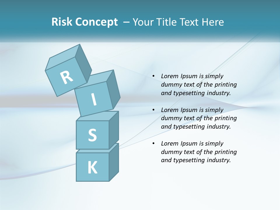 Water Caucasian Standing PowerPoint Template