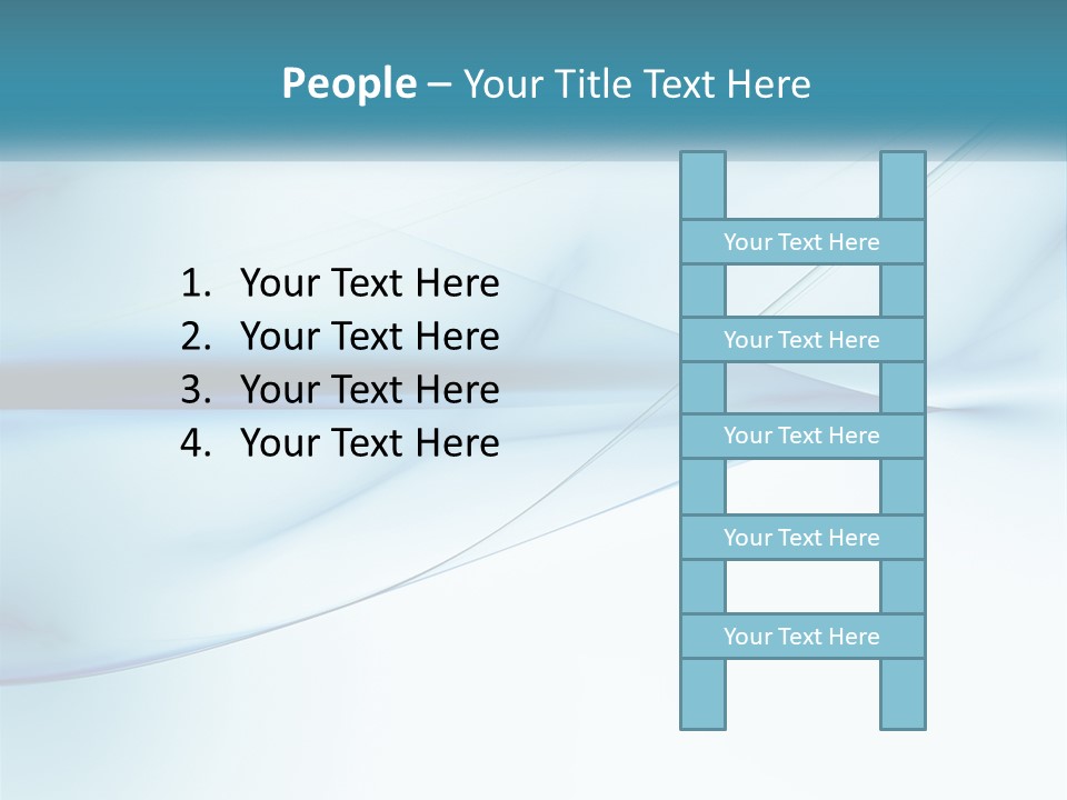 Water Caucasian Standing PowerPoint Template