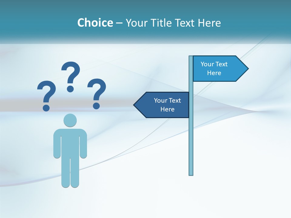 Water Caucasian Standing PowerPoint Template