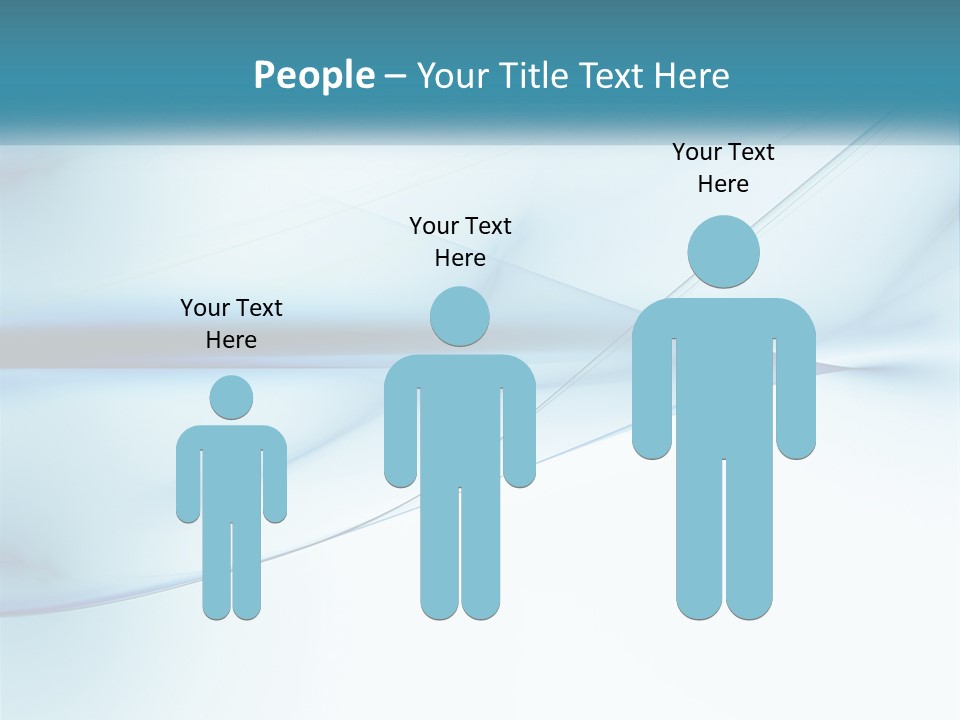 Water Caucasian Standing PowerPoint Template