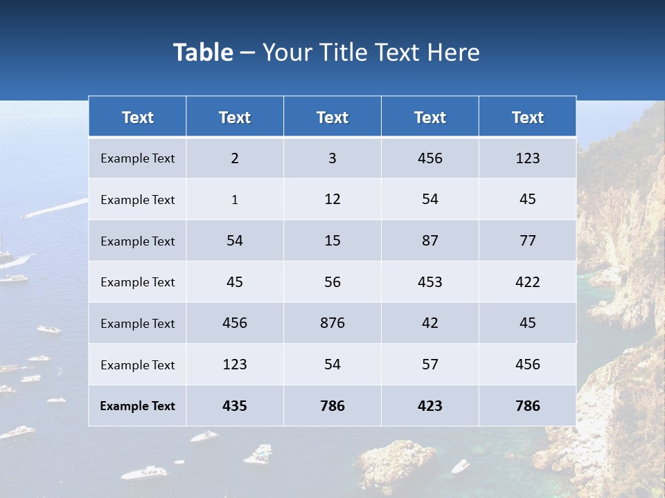Coast Retirement Daughter PowerPoint Template
