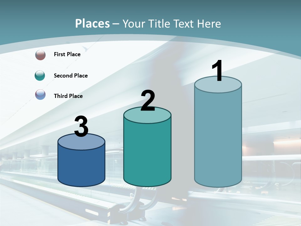 Ocean Water Woman PowerPoint Template