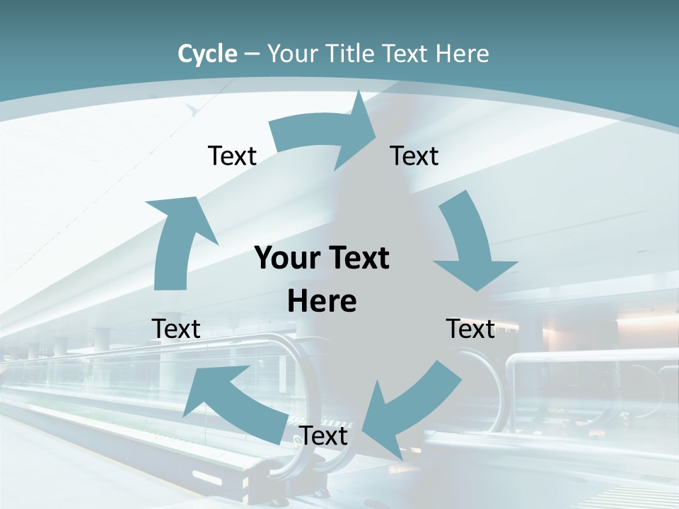 Ocean Water Woman PowerPoint Template