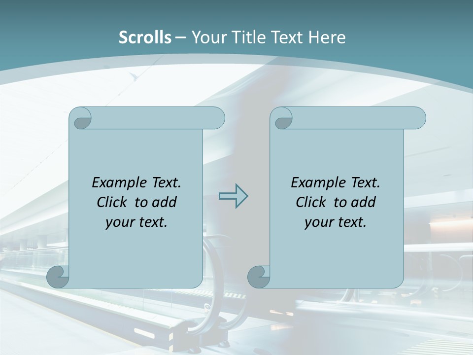 Ocean Water Woman PowerPoint Template