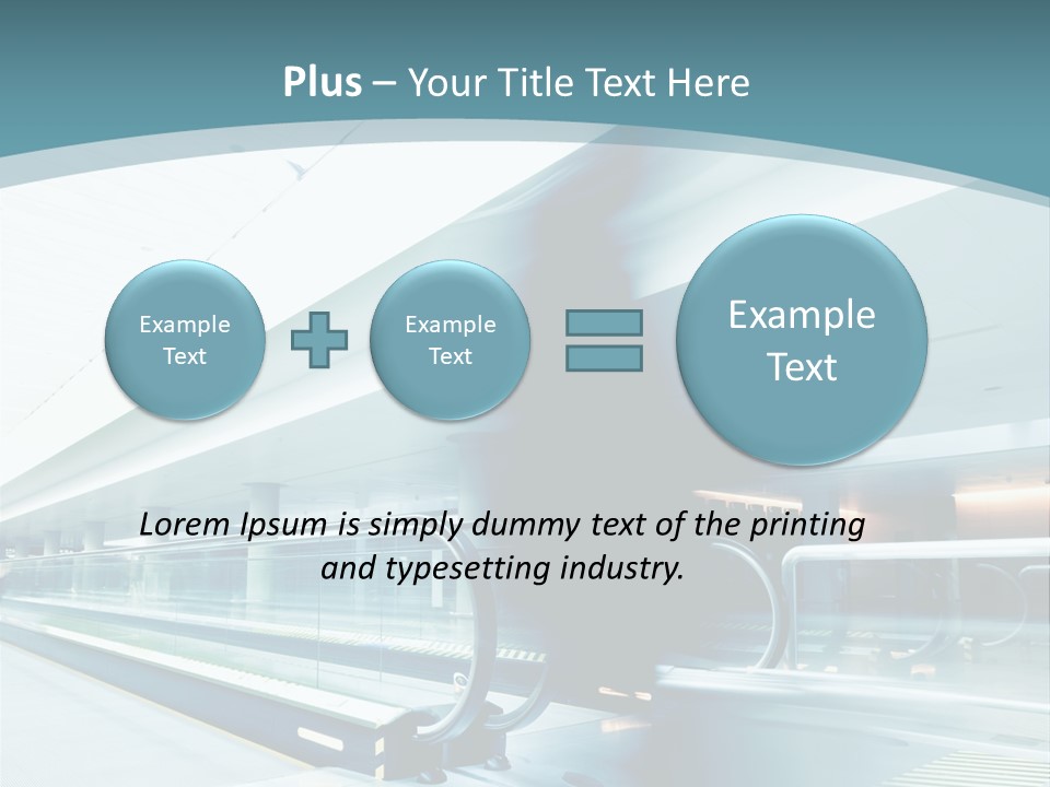 Ocean Water Woman PowerPoint Template