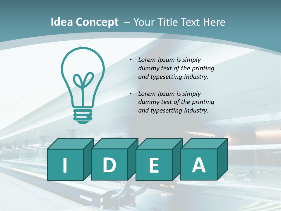 Ocean Water Woman PowerPoint Template