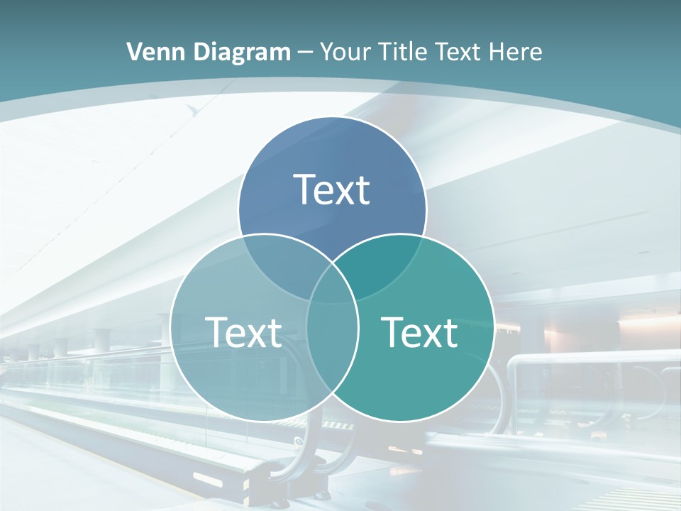 Ocean Water Woman PowerPoint Template